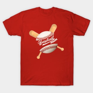 Baseball Mum - Baseball Lovers T-Shirt